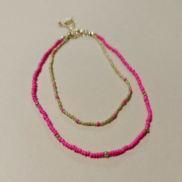 Boho beaded necklace N627 - Picture 3 of 4